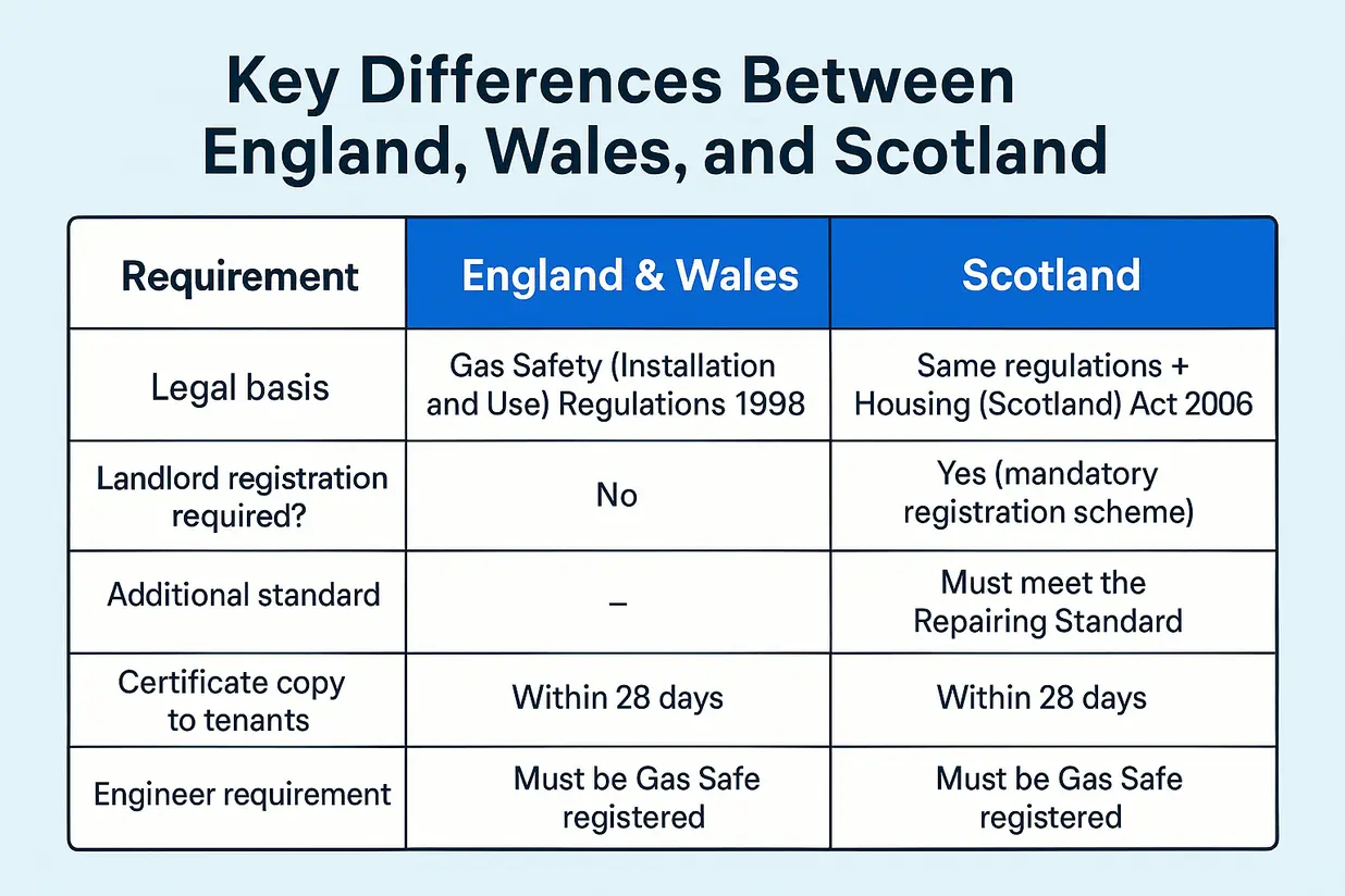 Gas Safety Certificate for Landlords in England, Wales and Scotland: Legal Requirements Explained 3 Understanding Gas Safety Certificate for Landlords