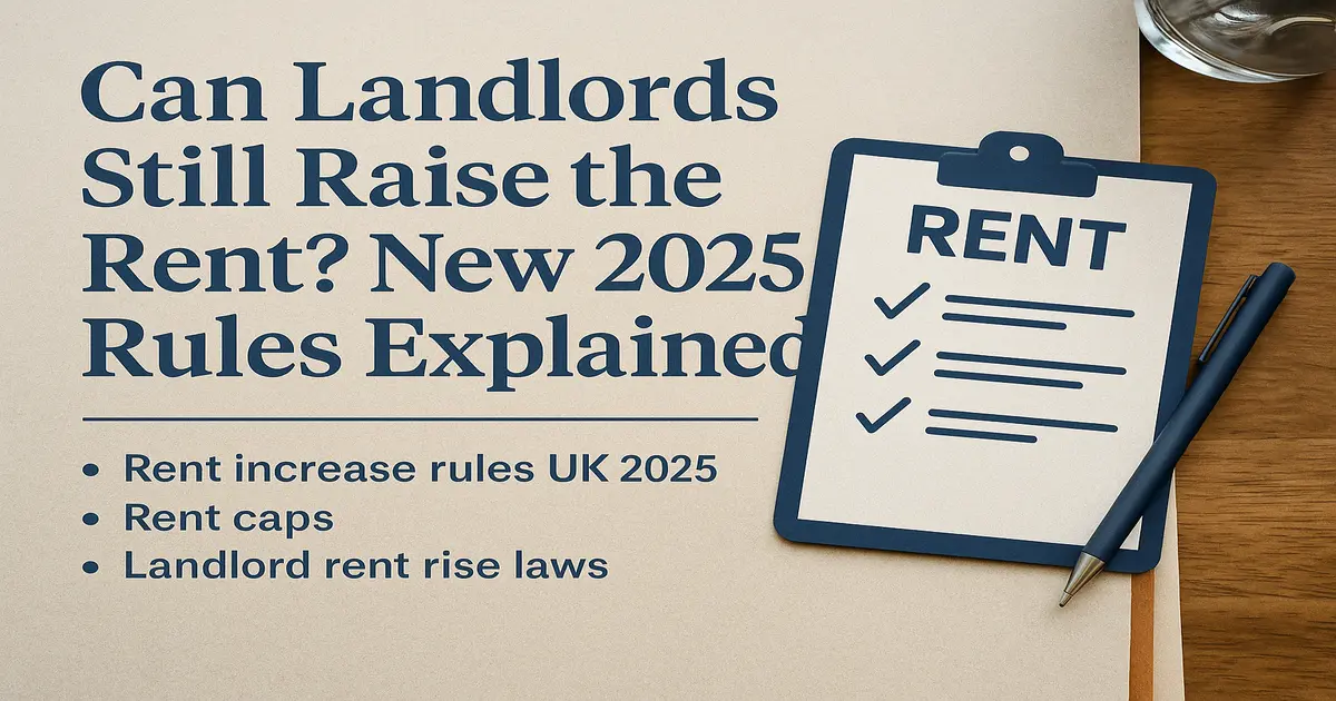 Rent increase rules UK 2025