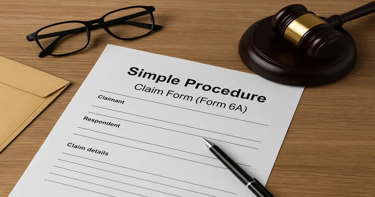 Eviction and Debt Recovery in Scotland: Using the Simple Procedure Claim Form (Form 6A) in the Sheriff Court