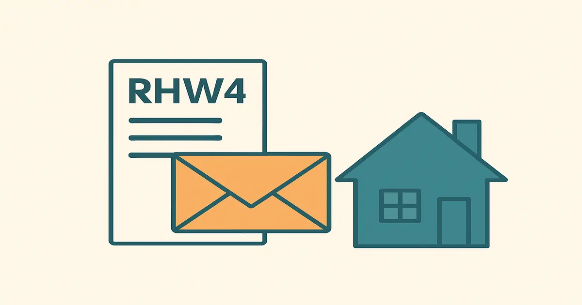 Form RHW4: Change in Landlord’s Address in Wales