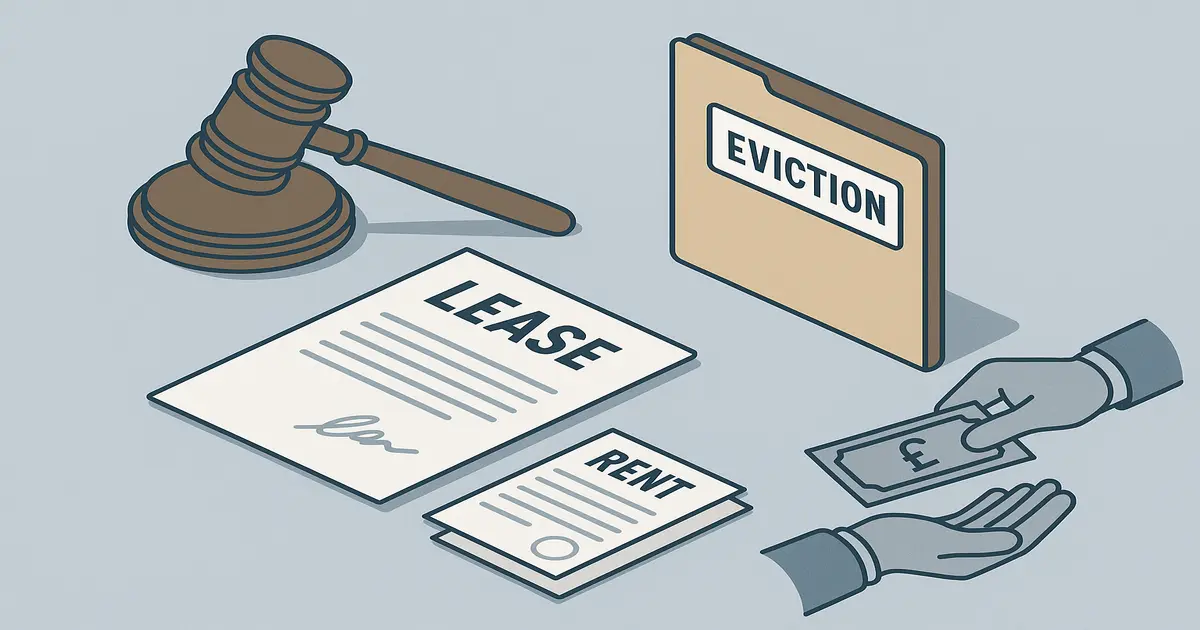 What are my rights if the tenant defaults on rent or breaches the lease?